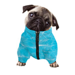 Pool Water Surface Print Dog Zip Up Jacket