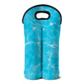 Pool Water Surface Print Double Neoprene Wine Tote