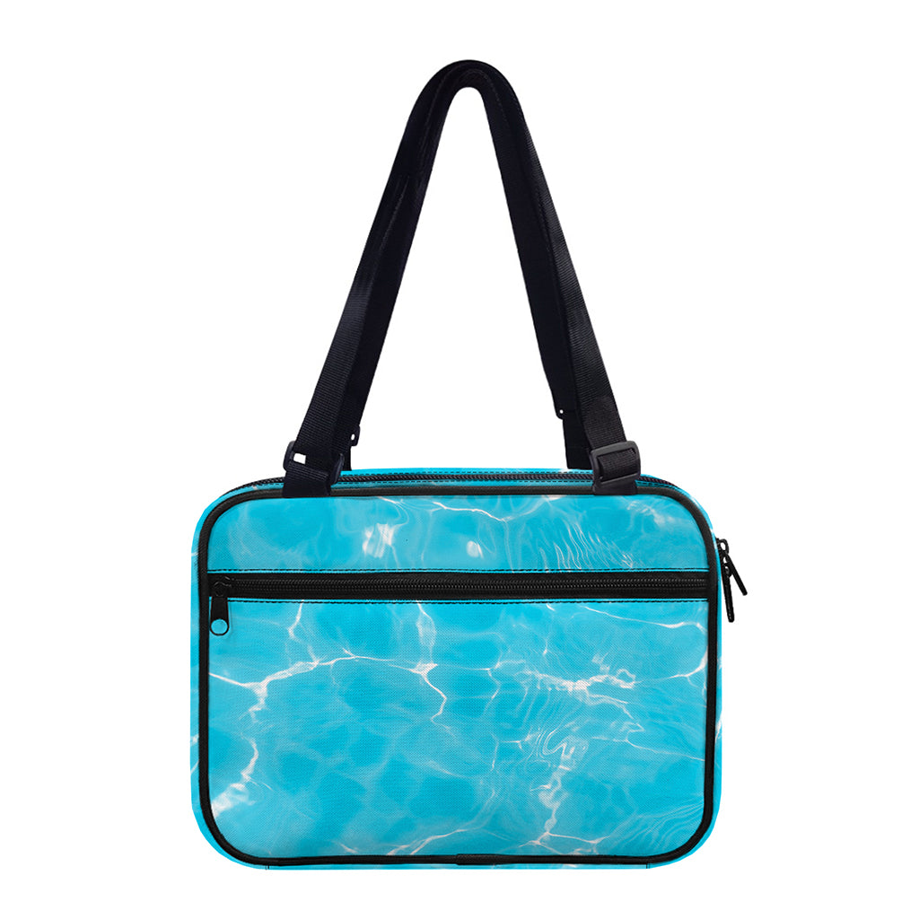 Pool Water Surface Print Double Strap Bible Bag