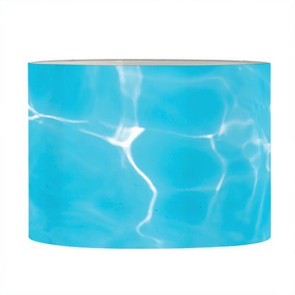 Pool Water Surface Print Drum Lamp Shade