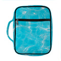 Pool Water Surface Print Front Pocket Bible Bag
