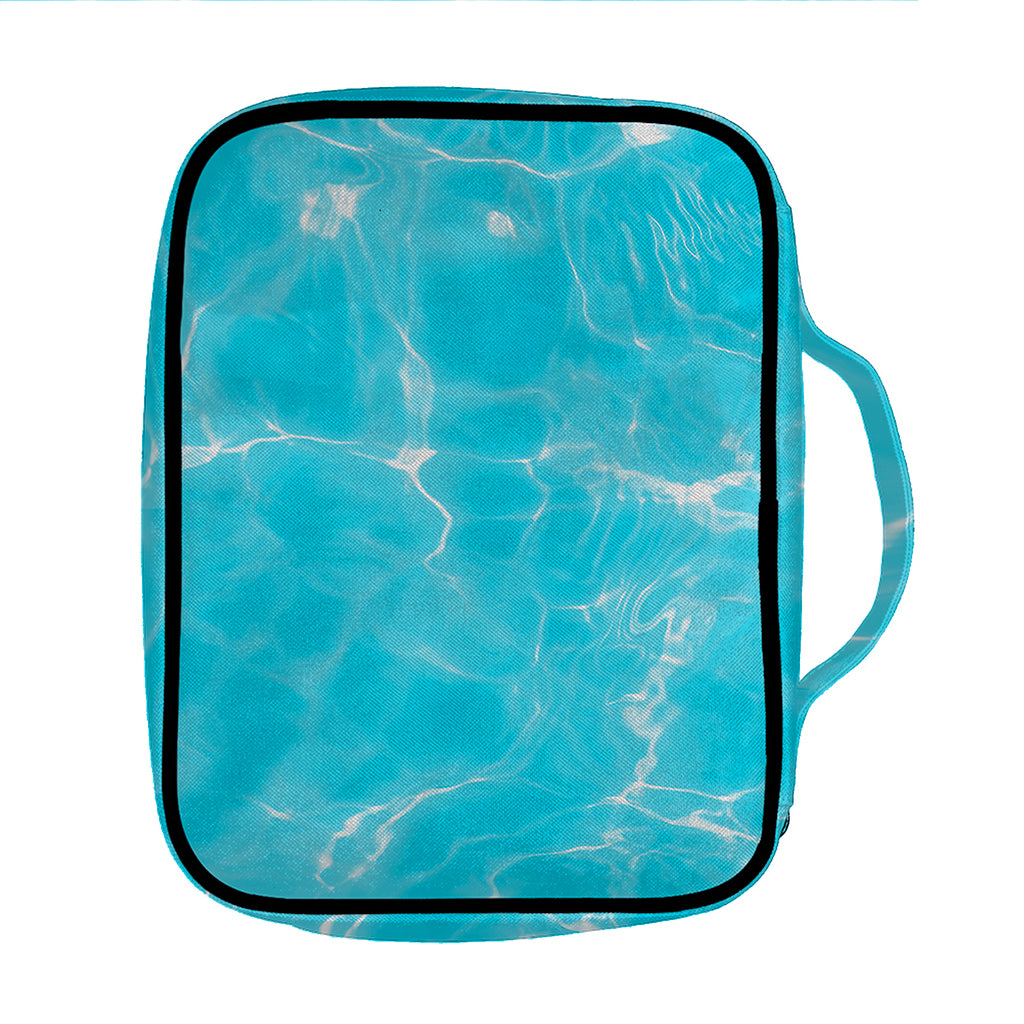 Pool Water Surface Print Front Pocket Bible Bag