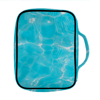 Pool Water Surface Print Front Pocket Bible Bag