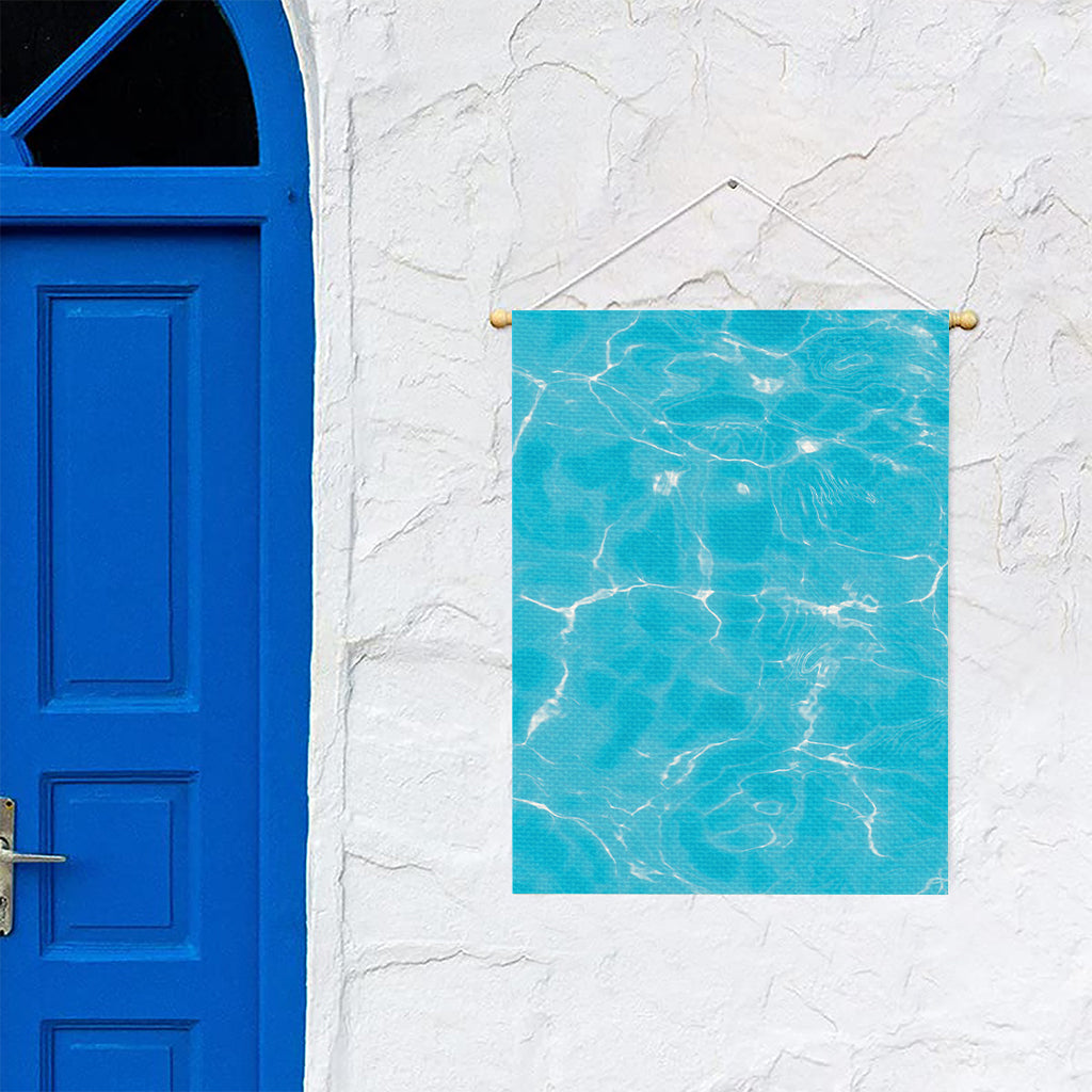Pool Water Surface Print Garden Flag
