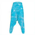 Pool Water Surface Print Hammer Pants