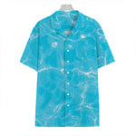Pool Water Surface Print Hawaiian Shirt