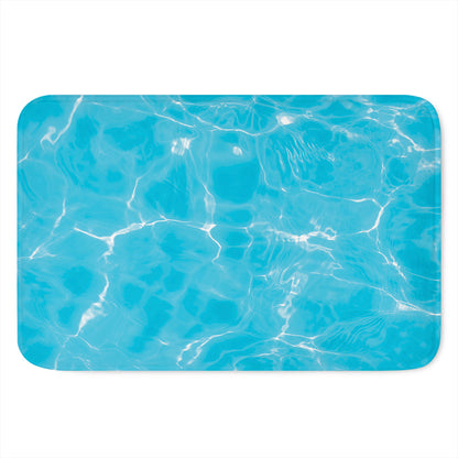 Pool Water Surface Print Indoor Door Mat