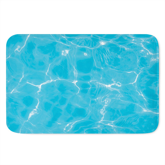Pool Water Surface Print Indoor Door Mat