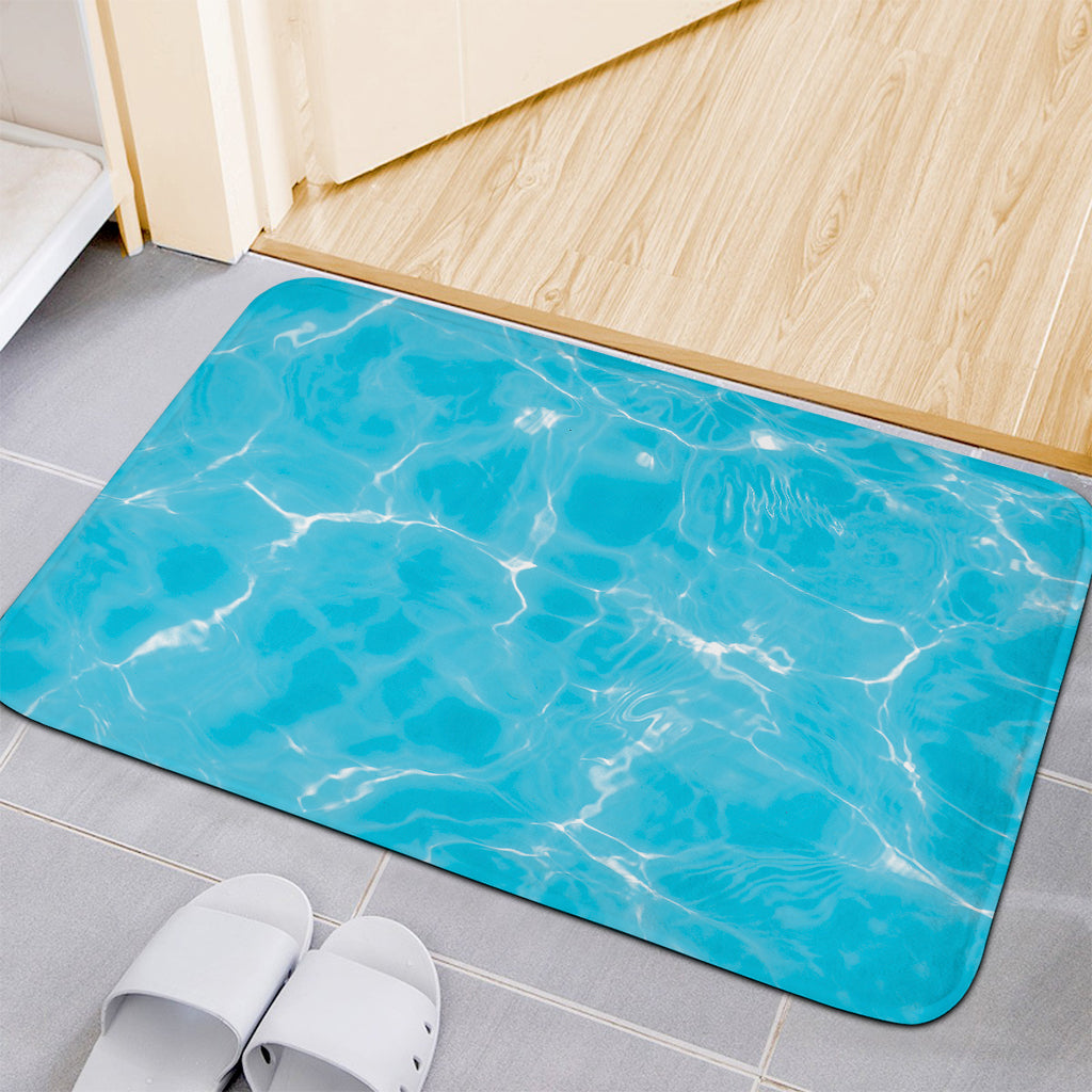 Pool Water Surface Print Indoor Door Mat