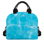 Pool Water Surface Print Insulated Lunch Bag