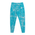 Pool Water Surface Print Jogger Pants