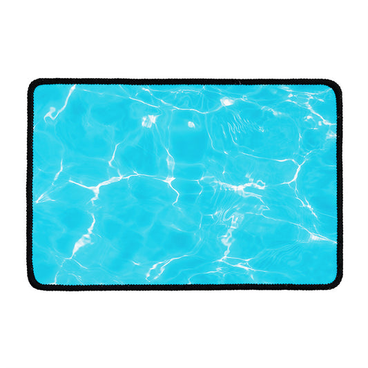 Pool Water Surface Print Kitchen Mat