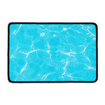 Pool Water Surface Print Kitchen Mat