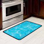 Pool Water Surface Print Kitchen Mat