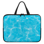 Pool Water Surface Print Laptop Sleeve With Handle