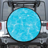 Pool Water Surface Print Leather Spare Tire Cover