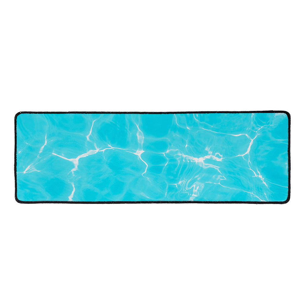 Pool Water Surface Print Long Kitchen Mat