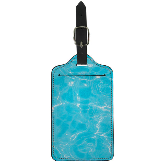 Pool Water Surface Print Luggage Tag