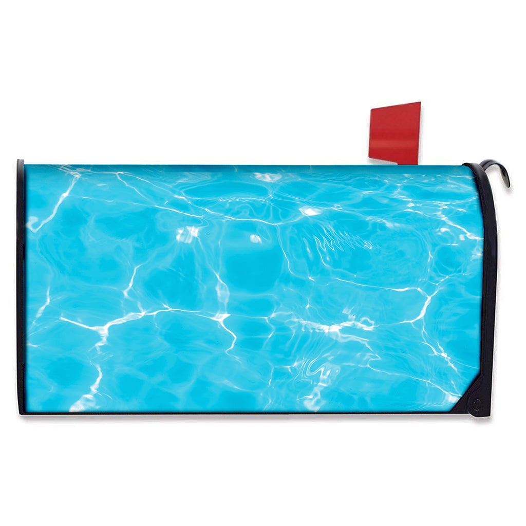 Pool Water Surface Print Mailbox Cover