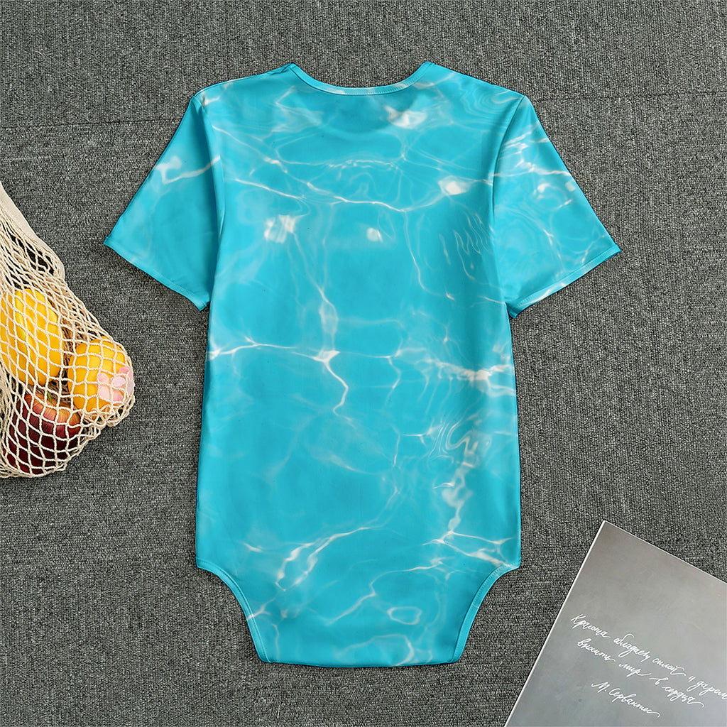Pool Water Surface Print Men's Bodysuit
