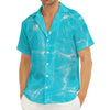 Pool Water Surface Print Men's Deep V-Neck Shirt