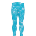 Pool Water Surface Print Men's leggings