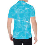 Pool Water Surface Print Men's Shirt