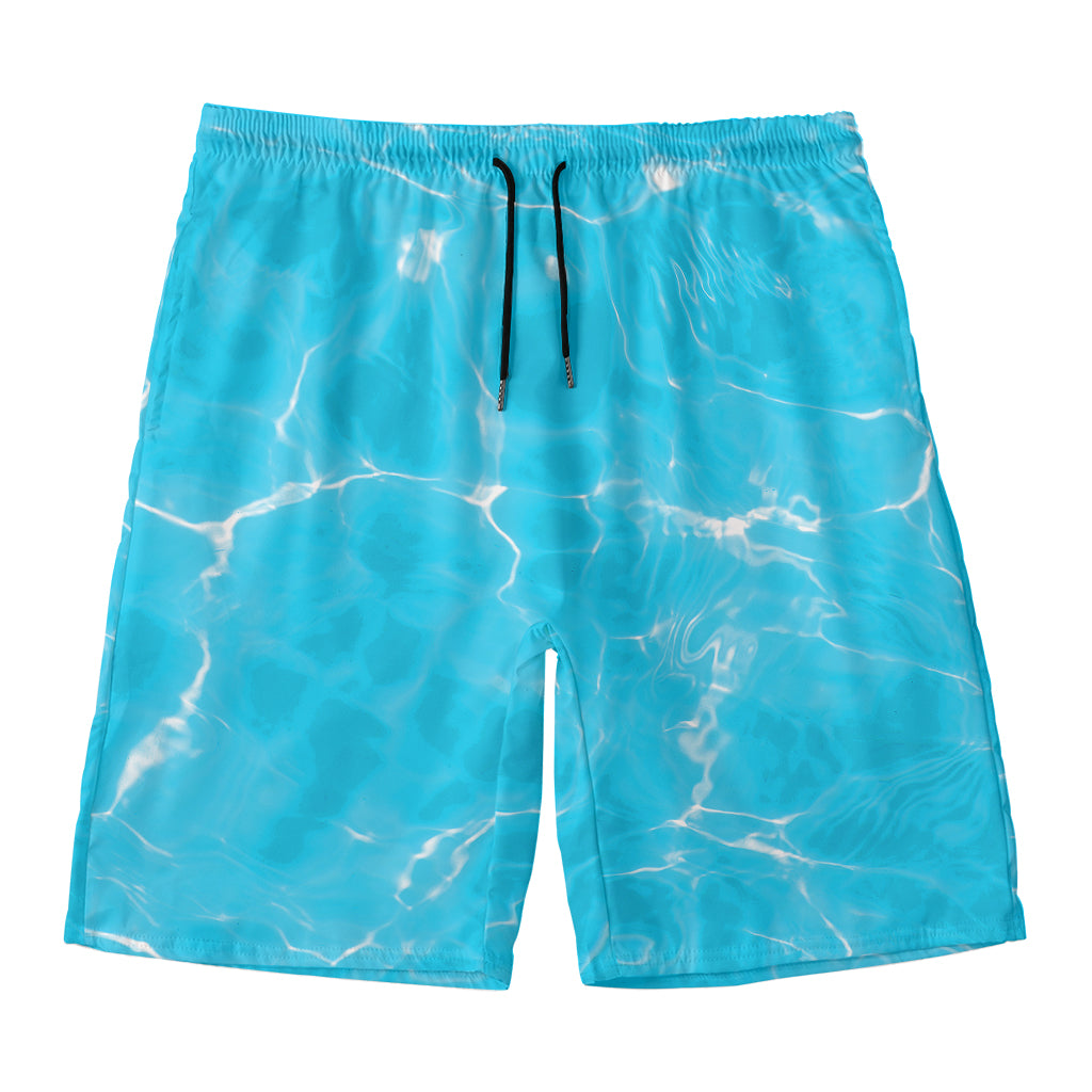 Pool Water Surface Print Men's Swim Trunks