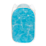 Pool Water Surface Print Mesh Laundry Hamper