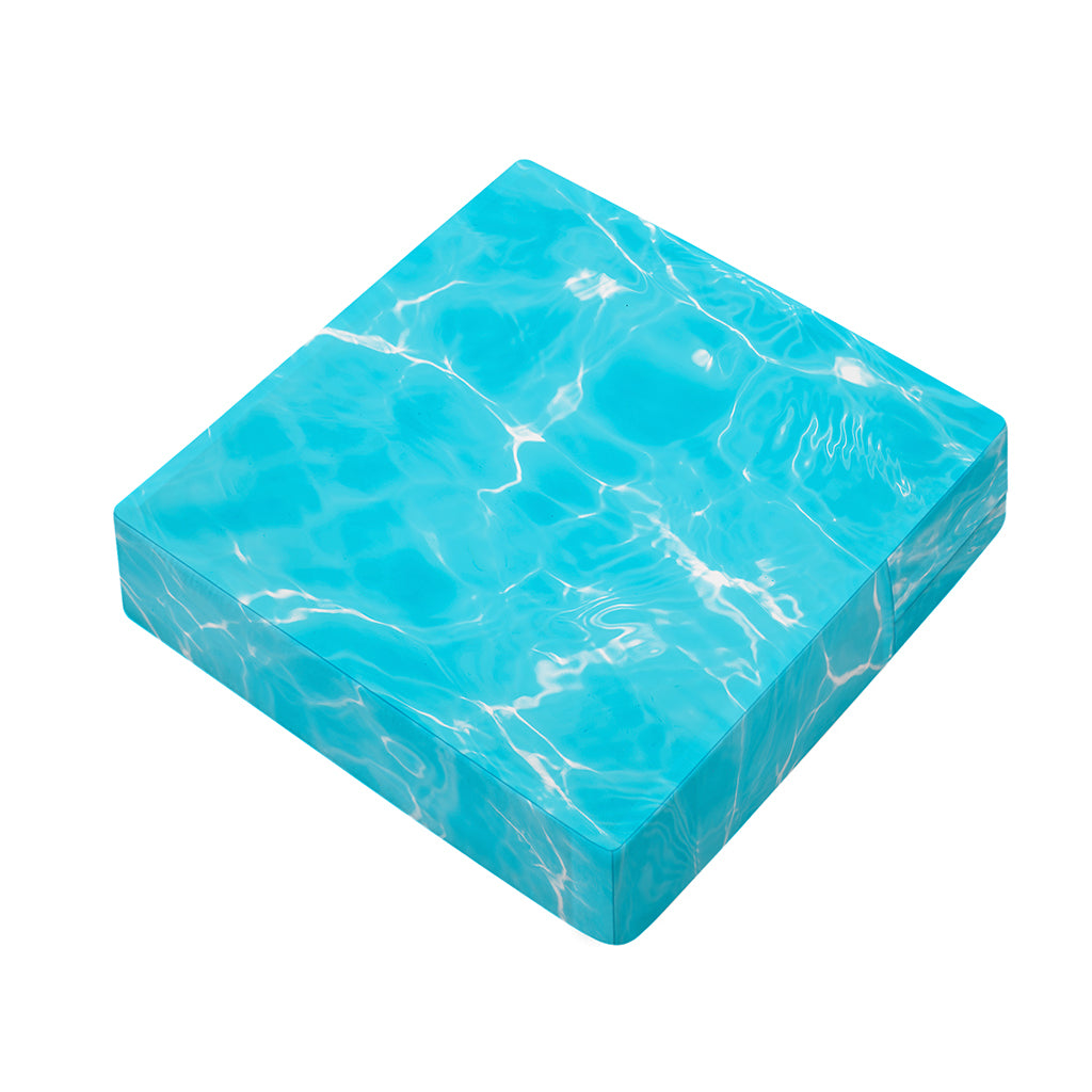 Pool Water Surface Print Outdoor Seat Cushion Cover