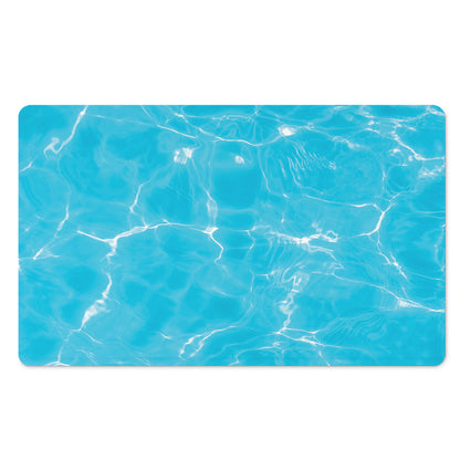 Pool Water Surface Print Polyester Doormat