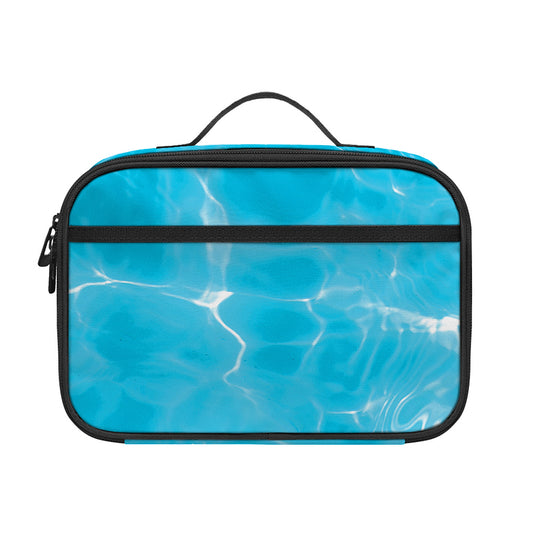 Pool Water Surface Print Portable Lunch Bag
