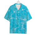 Pool Water Surface Print Rayon Hawaiian Shirt