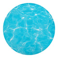 Pool Water Surface Print Round Blanket