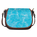 Pool Water Surface Print Saddle Bag