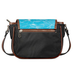 Pool Water Surface Print Saddle Bag