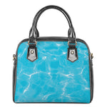 Pool Water Surface Print Shoulder Handbag