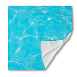 Pool Water Surface Print Silk Bandana
