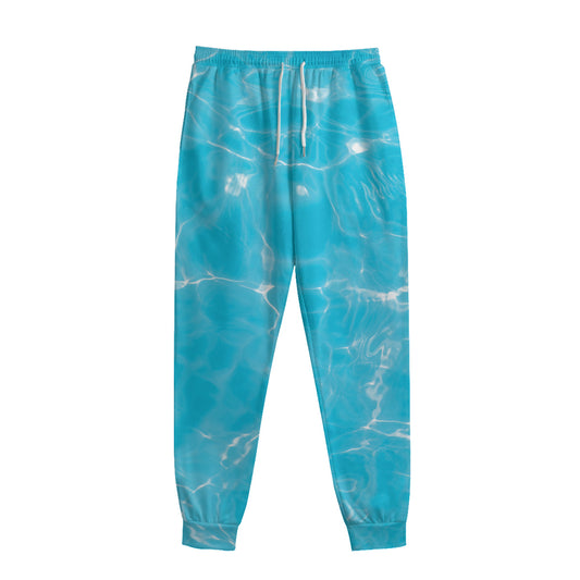 Pool Water Surface Print Sweatpants