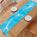 Pool Water Surface Print Table Runner