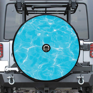 Pool Water Surface Print Tire Cover With Camera Hole