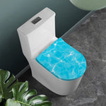Pool Water Surface Print Toilet Lid Cover