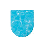 Pool Water Surface Print Toilet Lid Cover