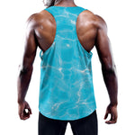Pool Water Surface Print Training Tank Top