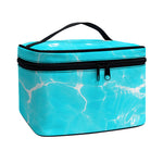 Pool Water Surface Print Travel Makeup Bag