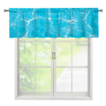 Pool Water Surface Print Window Valance