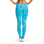 Pool Water Surface Print Women's Leggings