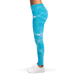 Pool Water Surface Print Women's Leggings