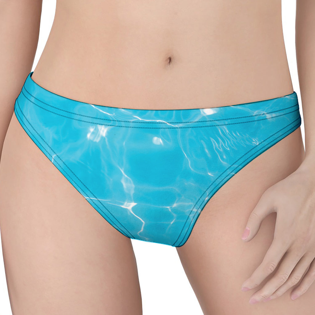 Pool Water Surface Print Women's Thong