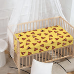 Poop Emoji Pattern Print Baby Crib Sheet